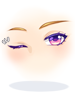 Icon of Costume Blinking Purple Eyes
