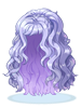 Icon of Costume Firm Wave Hair(Blue)