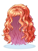 Icon of Costume Firm Wave Hair(Red)