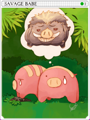 Icon of Savage Babe Card