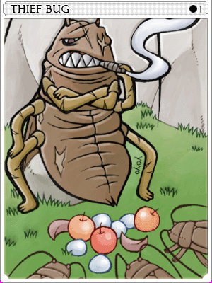 Icon of Female Thief Bug Card
