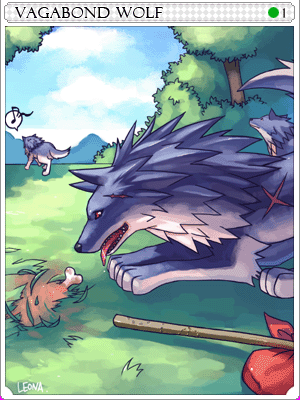 Icon of Vagabond Wolf Card