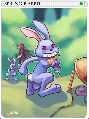 Icon of Spring Rabbit Card