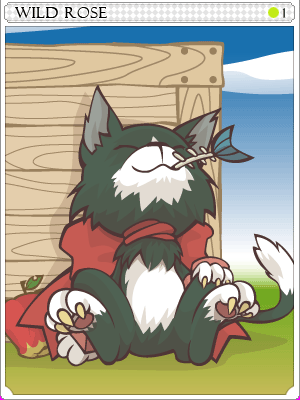 Icon of Wild Rose Card