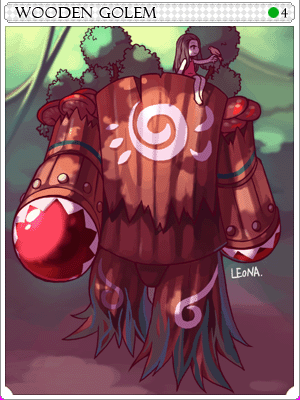Icon of Wooden Golem Card