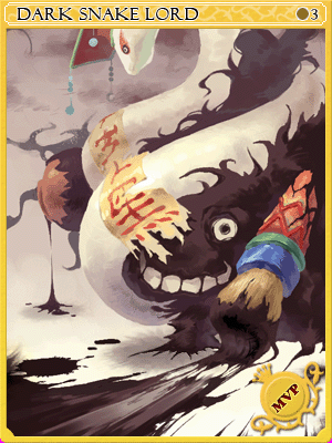 Icon of Evil Snake Lord Card