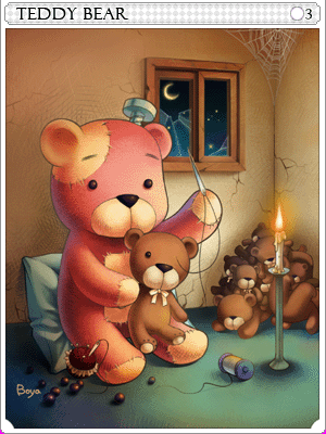 Icon of Teddy Bear Card
