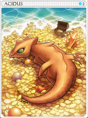 Icon of Gold Acidus Card