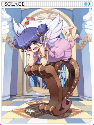 Icon of Lady Solace Card