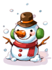 Icon of Snowman Hat