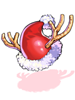 Icon of Rudolph Santa Hat