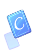 Icon of Blue C Card
