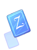 Icon of Blue Z Card