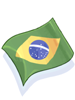 Icon of Brazil National Flag