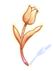 Icon of Golden Tulip Flower